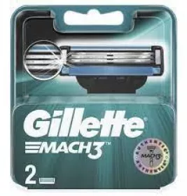 Кассеты Gillette Mach3 Сменные для бритья 2 шт