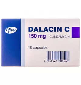 Далацин Ц капсулы по 150 мг 16 шт. (8х2)