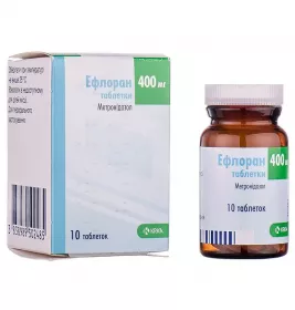 Эфлоран KRKA таблетки по 400 мг 10 шт. во флаконе