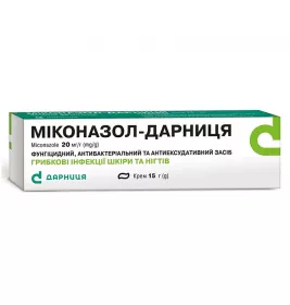 Миконазол-Дарница крем 20 мг/г по 15 г в тубах