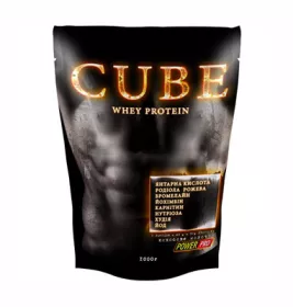 *Протеин Power Pro CUBE для рельефной сушки со вкусом кокоса 1 кг