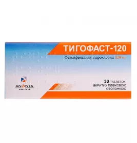 Тигофаст-120 таблетки по 120 мг 30 шт.
