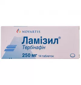 Ламизил таблетки по 250 мг 14 шт.
