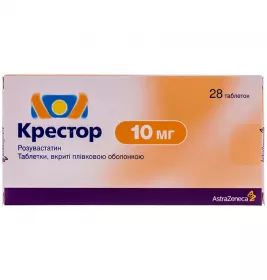 Крестор таблетки по 10 мг 28 шт. (14х2) - Медиакард