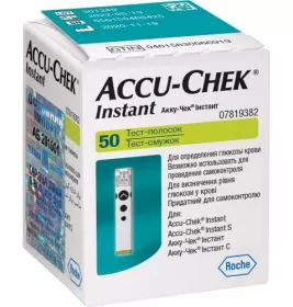 Тест-полоски Accu-Chek Инстант для глюкометров №50