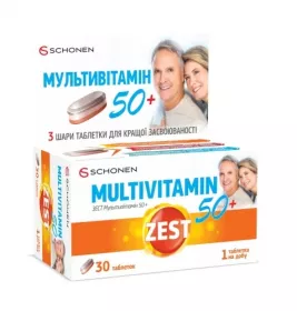 *Зест Мультивитамин 50+ табл. №30