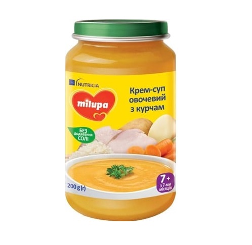 Суп Milupa Овощной суп з курочкой от 7 мес.