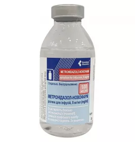 Метронидазол-Новофарм раствор для инфузий 5 мг/мл по 100 мл в бутылке 1 шт.