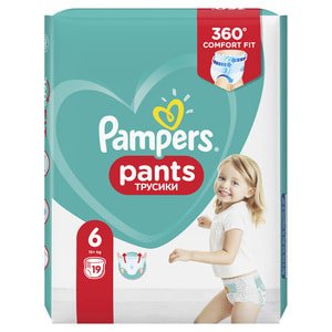 *Подгузники-трусики Pampers Pants Giant 15+ кг №19