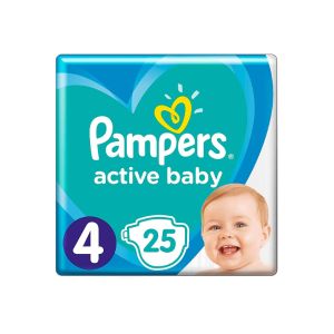 *Подгузники Pampers Active baby Maxi 9-14 кг №25