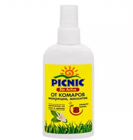 Спрей-лосьон PICNIC Bio Active от комаров и клещей 100 мл