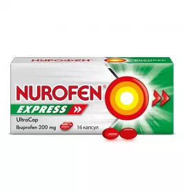 Нурофен Экспресс Ультракап капсулы по 200 мг 16 шт.