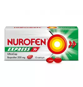 Нурофен Экспресс Ультракап капсулы по 200 мг 10 шт.